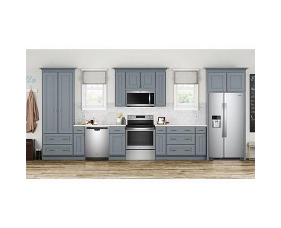 Whirlpool 33-Inch, 21.4 Cu. Ft. Side-By-Side Freestanding Refrigerator With Exterior Ice And Water Dispenser With Everydrop™ Water Filtration - WRS331SDHM