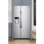 Whirlpool 36-Inch, 24.5 Cu. Ft. Side-By-Side Freestanding Refrigerator With Exterior Ice And Water Dispenser With Everydrop™ Water Filtration - WRS555SIHZ