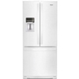 Whirlpool 30-Inch, 19.7 Cu.Ft. Freestanding French 3-Door Refrigerator With Exterior Water Dispenser With Everydrop® Filtration - WRF560SEHW