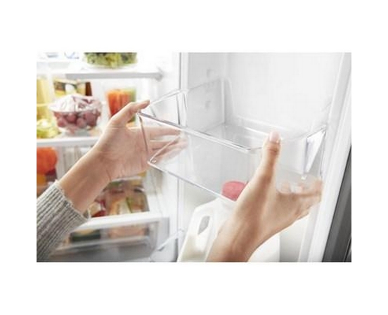 Whirlpool 30-Inch, 19.7 Cu.Ft. Freestanding French 3-Door Refrigerator With Exterior Water Dispenser With Everydrop® Filtration - WRF560SEHW