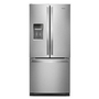 Whirlpool 30-Inch, 19.7 Cu.Ft. Freestanding French 3-Door Refrigerator With Exterior Water Dispenser With Everydrop® Filtration - WRF560SEHZ