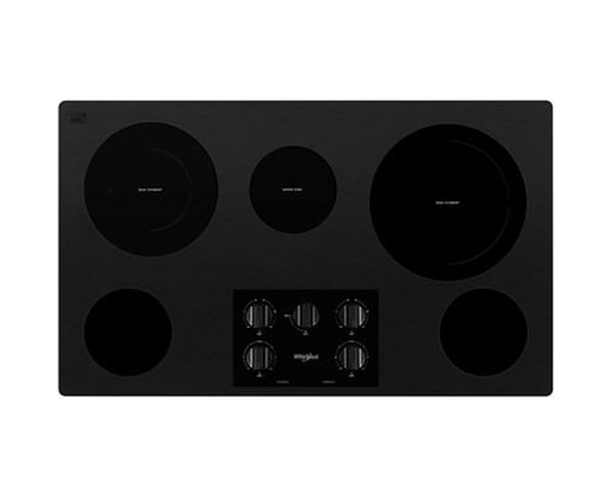 Whirlpool 36-Inch Built-In Electric Cooktop - WCE77US6HB