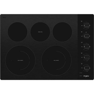 Whirlpool 30-Inch Built-In Electric Cooktop - WCE77US0HB
