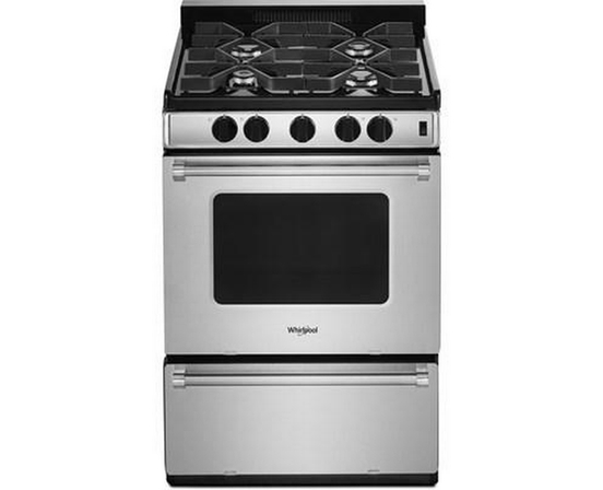 Whirlpool 24-Inch Freestanding Gas Range - WFG500M4HS