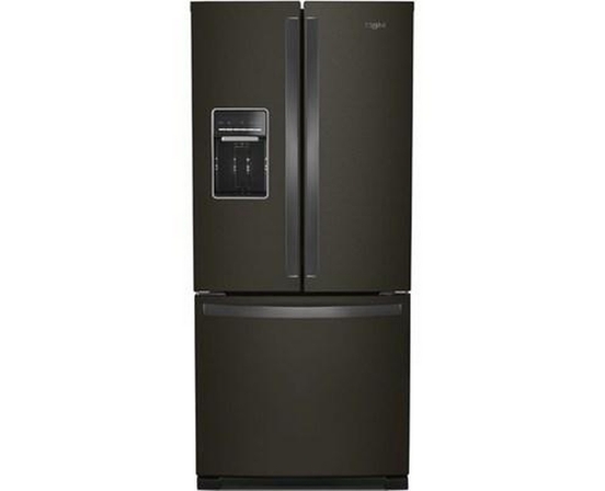 Whirlpool 30-Inch, 19.7 Cu.Ft. Freestanding French 3-Door Refrigerator With Exterior Water Dispenser With Everydrop® Filtration - WRF560SEHV