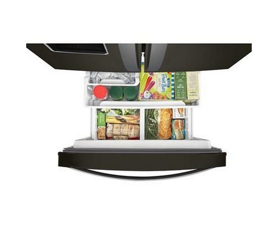 Whirlpool 30-Inch, 19.7 Cu.Ft. Freestanding French 3-Door Refrigerator With Exterior Water Dispenser With Everydrop® Filtration - WRF560SEHV