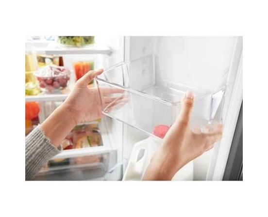 Whirlpool 30-Inch, 19.7 Cu.Ft. Freestanding French 3-Door Refrigerator With Exterior Water Dispenser With Everydrop® Filtration - WRF560SEHV