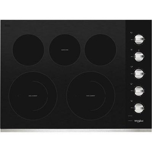 Whirlpool 30-Inch Built-In Electric Cooktop - WCE77US0HS