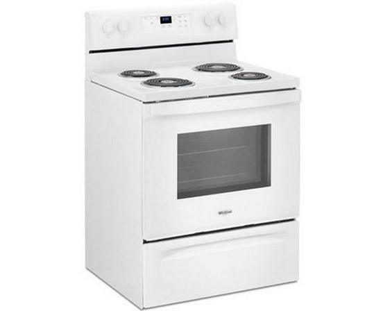 Whirlpool 30-Inch, 4.8 Cu.Ft. Freestanding Electric Range With Self-Cleaning Technology - YWFC315S0JW