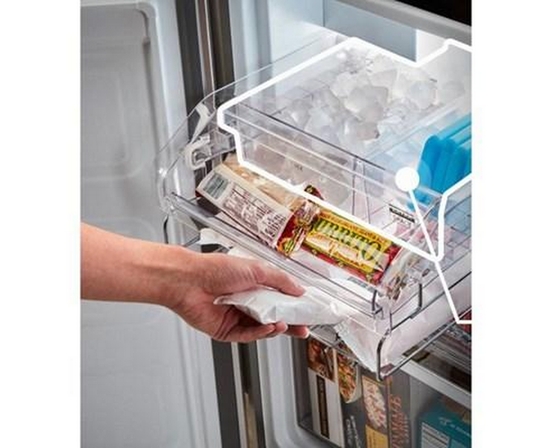 Whirlpool 36-Inch, 19.4 Cu.Ft. Counter-Depth French 4-Door Refrigerator - WRQA59CNKZ