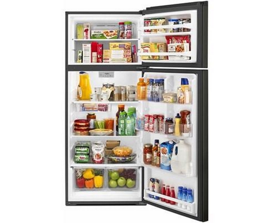 Whirlpool 28-Inch, 17.64 Cu. Ft. Top Freezer Refrigerator - WRT518SZKV