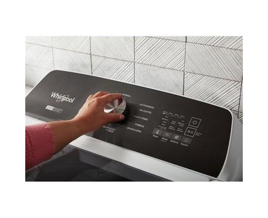 Whirlpool® 5.4 - 5.5 Cu. Ft. I.E.C. Capacity Top Load Washer with Removable Agitator - WTW5057LW
