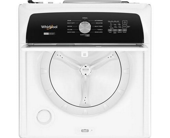 Whirlpool® 5.4 - 5.5 Cu. Ft. I.E.C. Capacity Top Load Washer with Removable Agitator - WTW5057LW