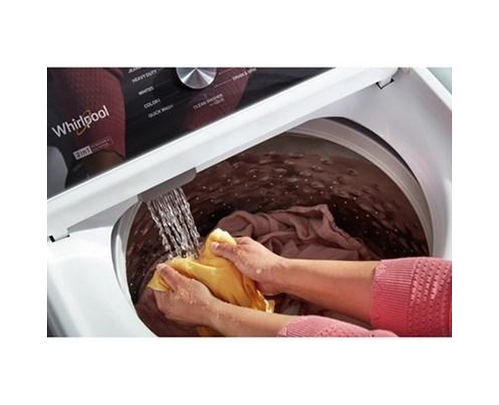 Whirlpool® 5.4 - 5.5 Cu. Ft. I.E.C. Capacity Top Load Washer with Removable Agitator - WTW5057LW