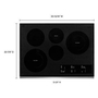 Whirlpool 30-Inch, Built-In Electric Cooktop With Flexheat™ Element - WCE97US0KS