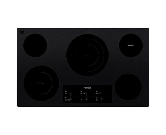 Whirlpool 36-Inch, Built-In Electric Cooktop With Flexheat™ Element - WCE97US6KB