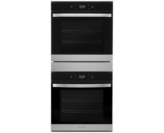 Whirlpool 24-Inch, 5.8 Cu. Ft.  Double Wall Oven With True Convection Technology - WOD52ES4MZ