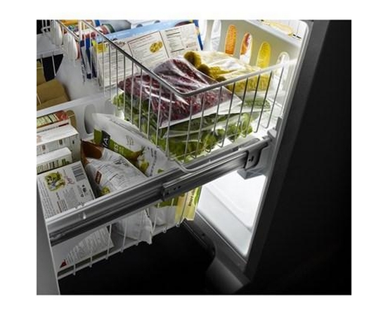 Whirlpool 33-Inch, 22.1 Cu. Ft. Freestanding French 3-Door Refrigerator With Factory Installed Ice Maker - WRFF5333PB