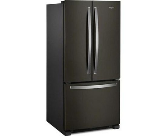 Whirlpool 33-Inch, 22.1 Cu. Ft. Freestanding French 3-Door Refrigerator With Factory Installed Ice Maker - WRFF5333PV