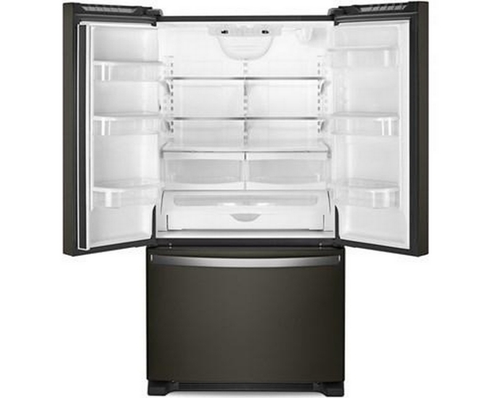 Whirlpool 33-Inch, 22.1 Cu. Ft. Freestanding French 3-Door Refrigerator With Factory Installed Ice Maker - WRFF5333PV