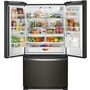 Whirlpool 33-Inch, 22.1 Cu. Ft. Freestanding French 3-Door Refrigerator With Factory Installed Ice Maker - WRFF5333PV