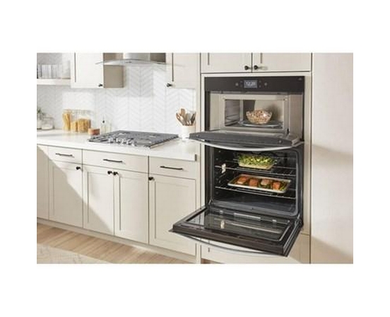 Whirlpool 30-Inch 5.0 Cu. Ft. Main Oven Capacity Combo Wall Oven With Microwave Oven - WOEC7030PV