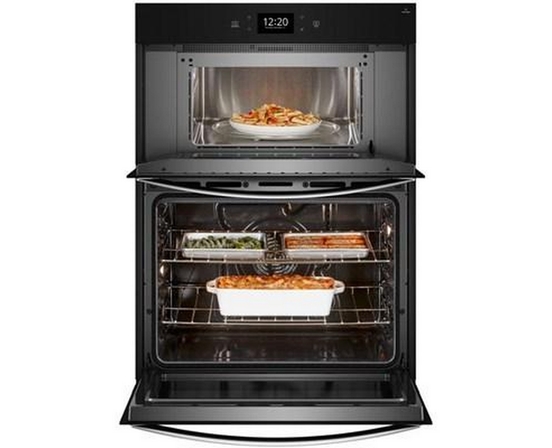 Whirlpool 30-Inch 5.0 Cu. Ft Main Oven Capacity Combo Wall Oven With Microwave Oven - WOEC7030PZ