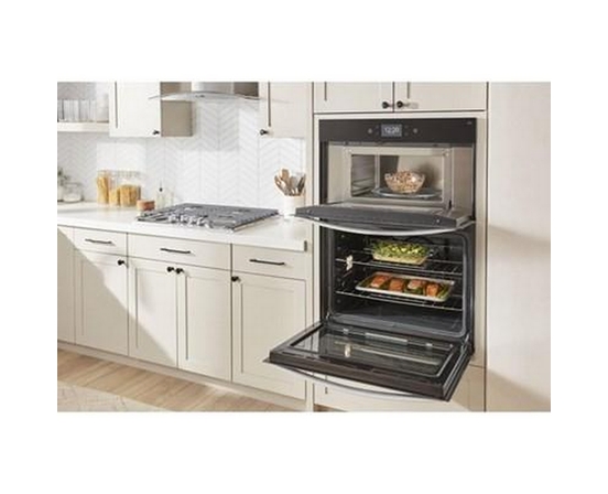 Whirlpool 27-Inch 4.3 Cu. Ft. Wall Oven Microwave Combo With Air Fry - WOEC7027PZ