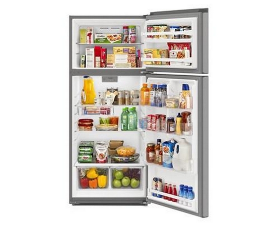 Whirlpool 28-Inch Freestanding Top Freezer Refrigerator - WRTX5328PM