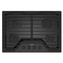 Whirlpool 30-Inch Built-In Gas Cooktop With Ez-2-Lift™ Hinged Cast-Iron Grates - WCGK5030PB