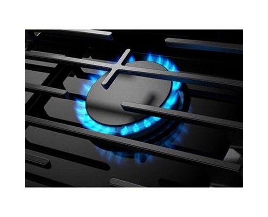 Whirlpool 30-Inch Built-In Gas Cooktop With Ez-2-Lift™ Hinged Cast-Iron Grates - WCGK5030PB