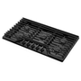 Whirlpool 36-Inch Built-In Gas Cooktop With Ez-2-Lift™ Hinged Cast-Iron Grates - WCGK5036PB