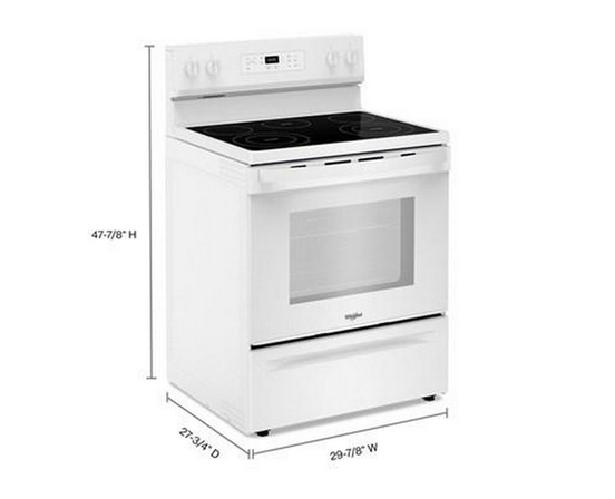 Whirlpool 30-Inch Freestanding Electric Range - YWFES3330RW