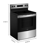 Whirlpool 30-Inch Freestanding Electric Range - YWFES3330RZ