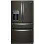 Whirlpool 36-Inch, 26.2 Cu. Ft. French 4-Door Refrigerator With External Water And Ice Dispensing System - WRMF7736PV