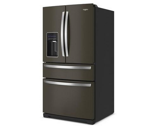 Whirlpool 36-Inch, 26.2 Cu. Ft. French 4-Door Refrigerator With External Water And Ice Dispensing System - WRMF7736PV
