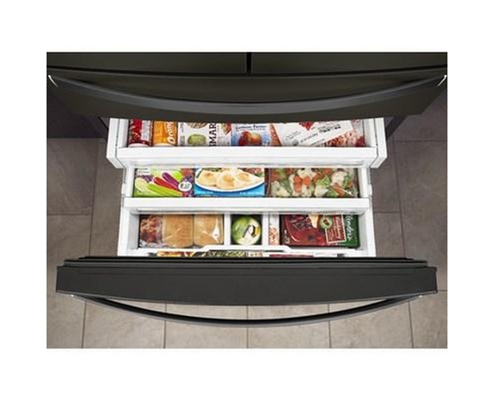 Whirlpool 36-Inch, 26.2 Cu. Ft. French 4-Door Refrigerator With External Water And Ice Dispensing System - WRMF7736PV