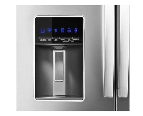 Whirlpool 36-Inch, 26.2 Cu. Ft. French 4-Door Refrigerator With External Water And Ice Dispensing System - WRMF7736PZ