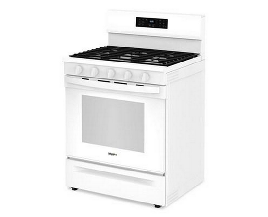 Whirlpool 30-Inch Freestanding Gas Range With Air Fry Technology - WFGS5030RW
