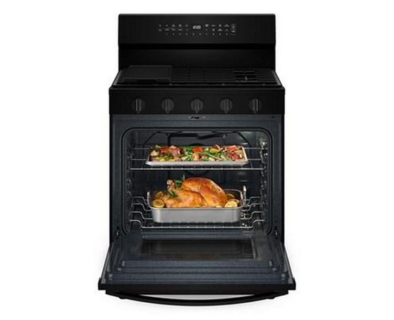 Whirlpool 30-Inch Freestanding Gas Range With Air Fry Technology - WFGS7530RB