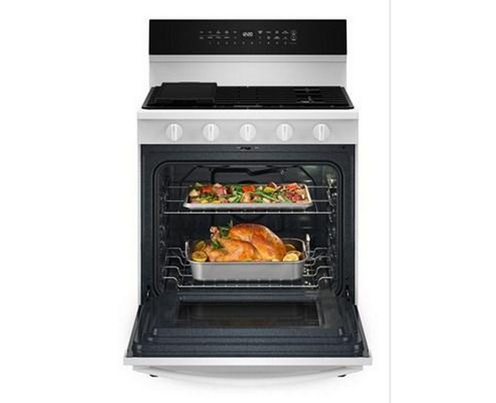 Whirlpool 30-Inch Freestanding Gas Range With Air Fry Technology - WFGS7530RW