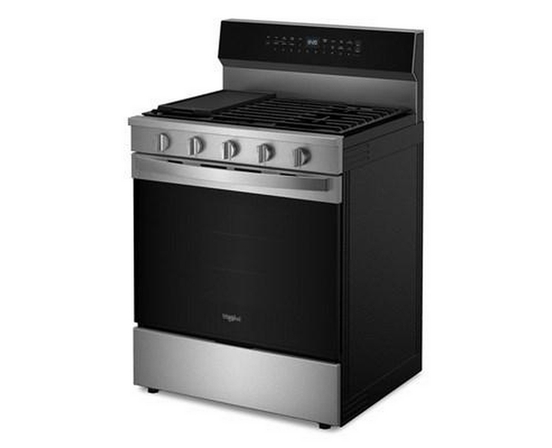 Whirlpool 30-Inch Freestanding Gas Range With Air Fry Technology - WFGS7530RZ