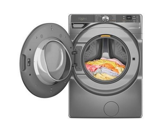 Whirlpool® 5.8 cu. ft. I.E.C. Smart Front Load ENERGY STAR® Certified Washer with FreshFlow™ Vent System and AI Intelligent Wash - WFW6720RR