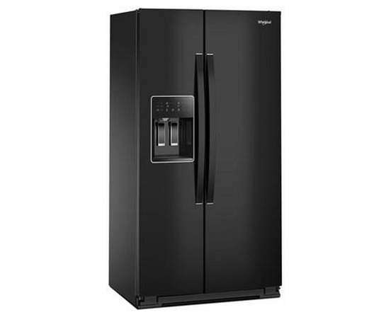 Whirlpool 36-Inch, 21 Cu. Ft. Side-By-Side Refrigerator With Water And Ice Dispenser - WRSC5536RV