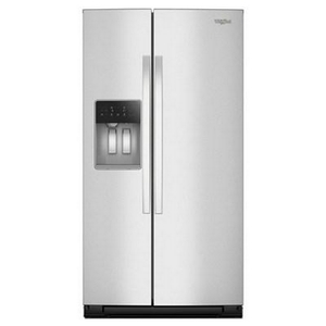 Whirlpool 36-Inch, 21 Cu. Ft. Side-By-Side Refrigerator With Water And Ice Dispenser - WRSC5536RZ