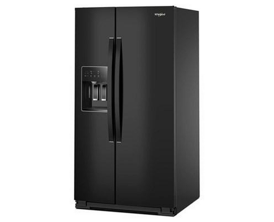 Whirlpool 36-Inch, 28 Cu. Ft. Side-By-Side Refrigerator With Water And Ice Dispenser - WRSF5536RB