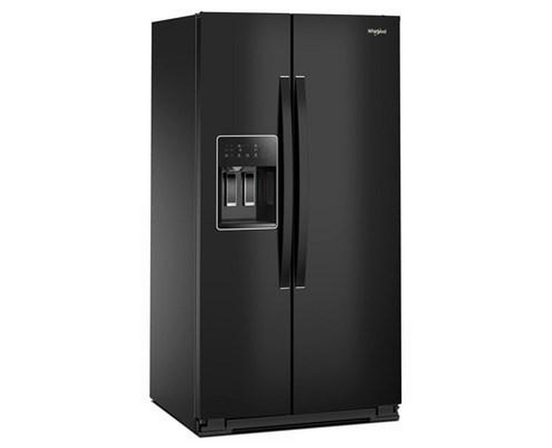 Whirlpool 36-Inch, 28 Cu. Ft. Side-By-Side Refrigerator With Water And Ice Dispenser - WRSF5536RV