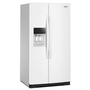 Whirlpool 36-Inch, 28 Cu. Ft. Side-By-Side Refrigerator With Water And Ice Dispenser - WRSF5536RW