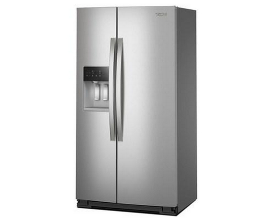 Whirlpool 36-Inch Side-By-Side Refrigerator With Water And Ice Dispenser - WRSC6536RZ
