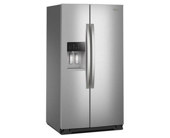 Whirlpool 36-Inch Side-By-Side Refrigerator With Water And Ice Dispenser - WRSF6536RZ